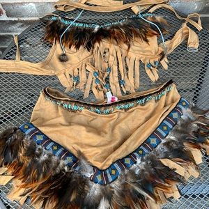 Halloween 3piece Noble Indian Sweeheart costume